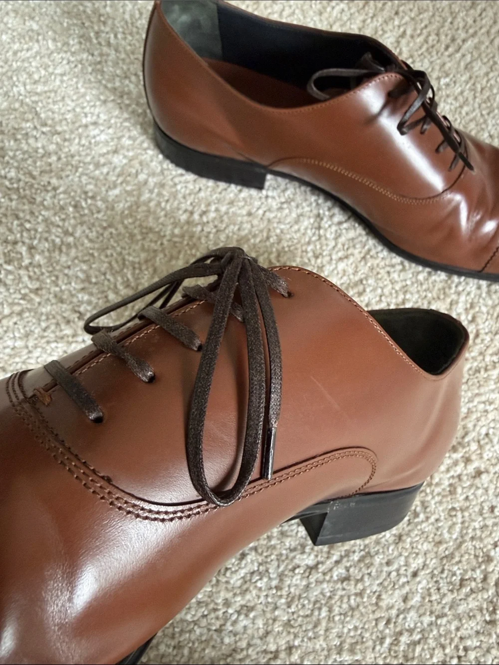 Ferragamo Boston Cap Toe 10 2E